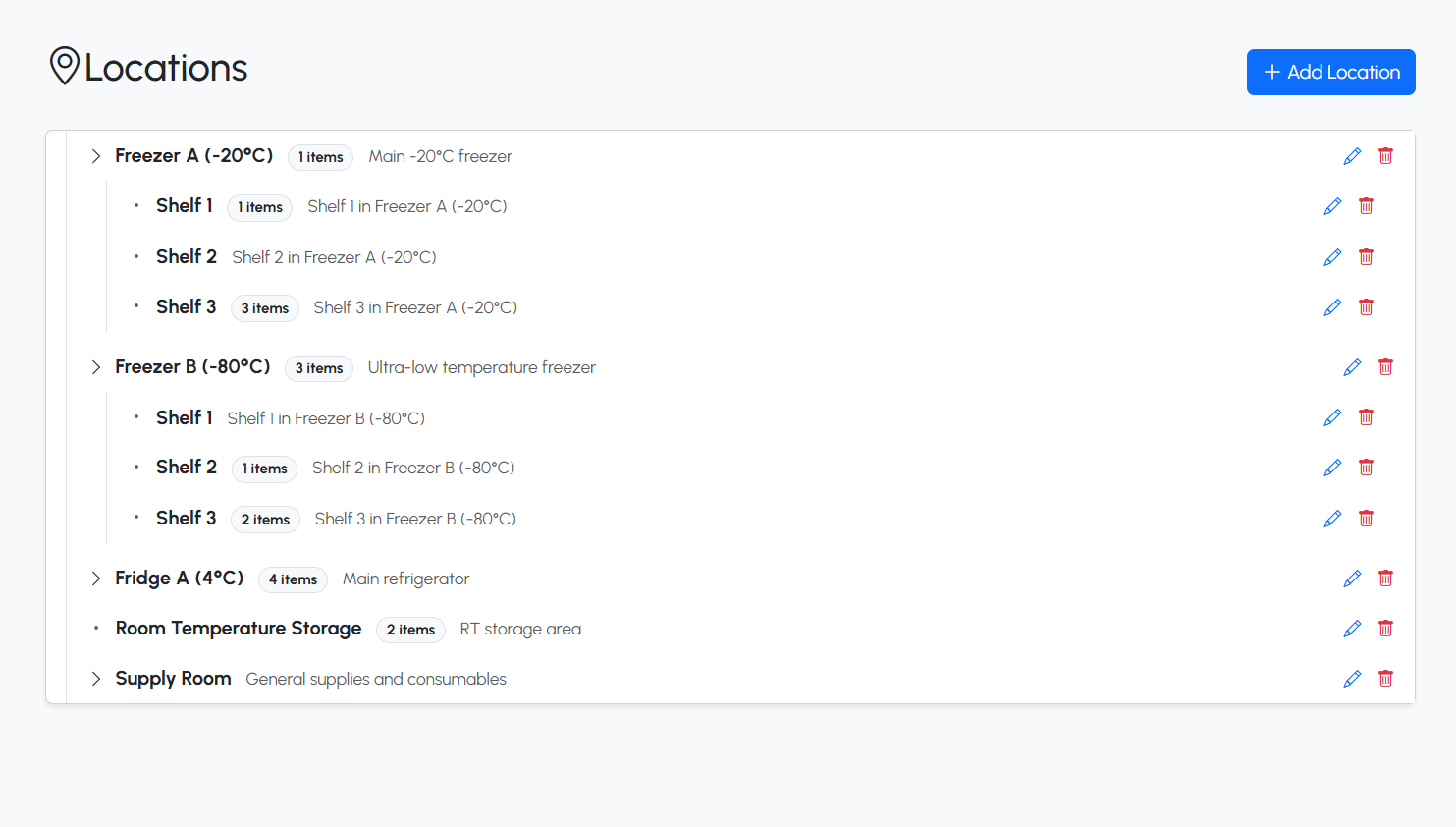 Location Search Interface